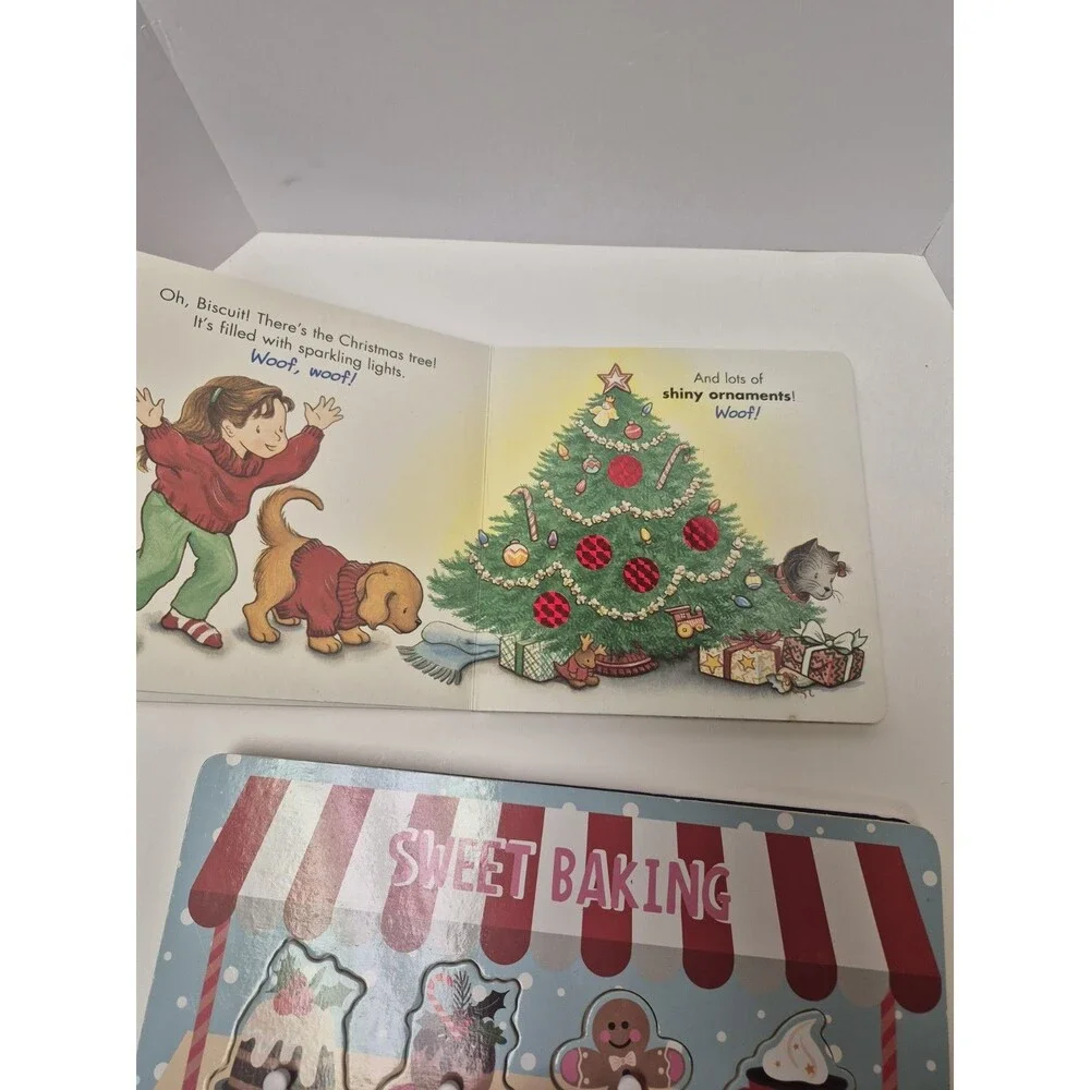 Childrens Christmas Puzzels (Two) Plush Christmas Puppy BOARD BOOK